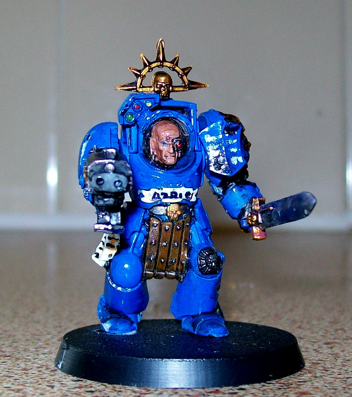 Cool, Sergeant, Space Marines, Terminator Armor, Ultramarines, Warhammer 40,000