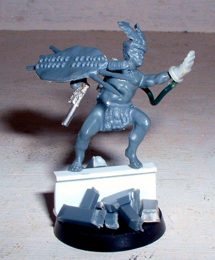 Imperial Guard, Officer, Wargames Factory, Warhammer 40,000, Zulu, Zulus