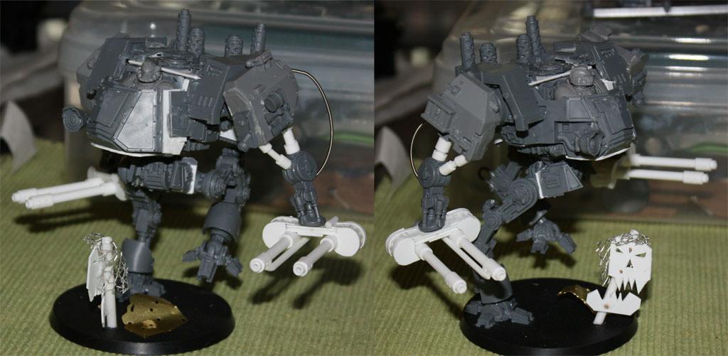 Dreadnought, In Progress, Sentinel, Space Marines, Walker