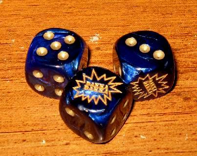 Blue Dakka Dice