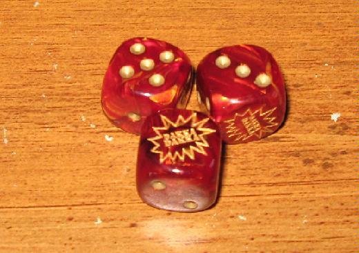 Red Dakka Dice