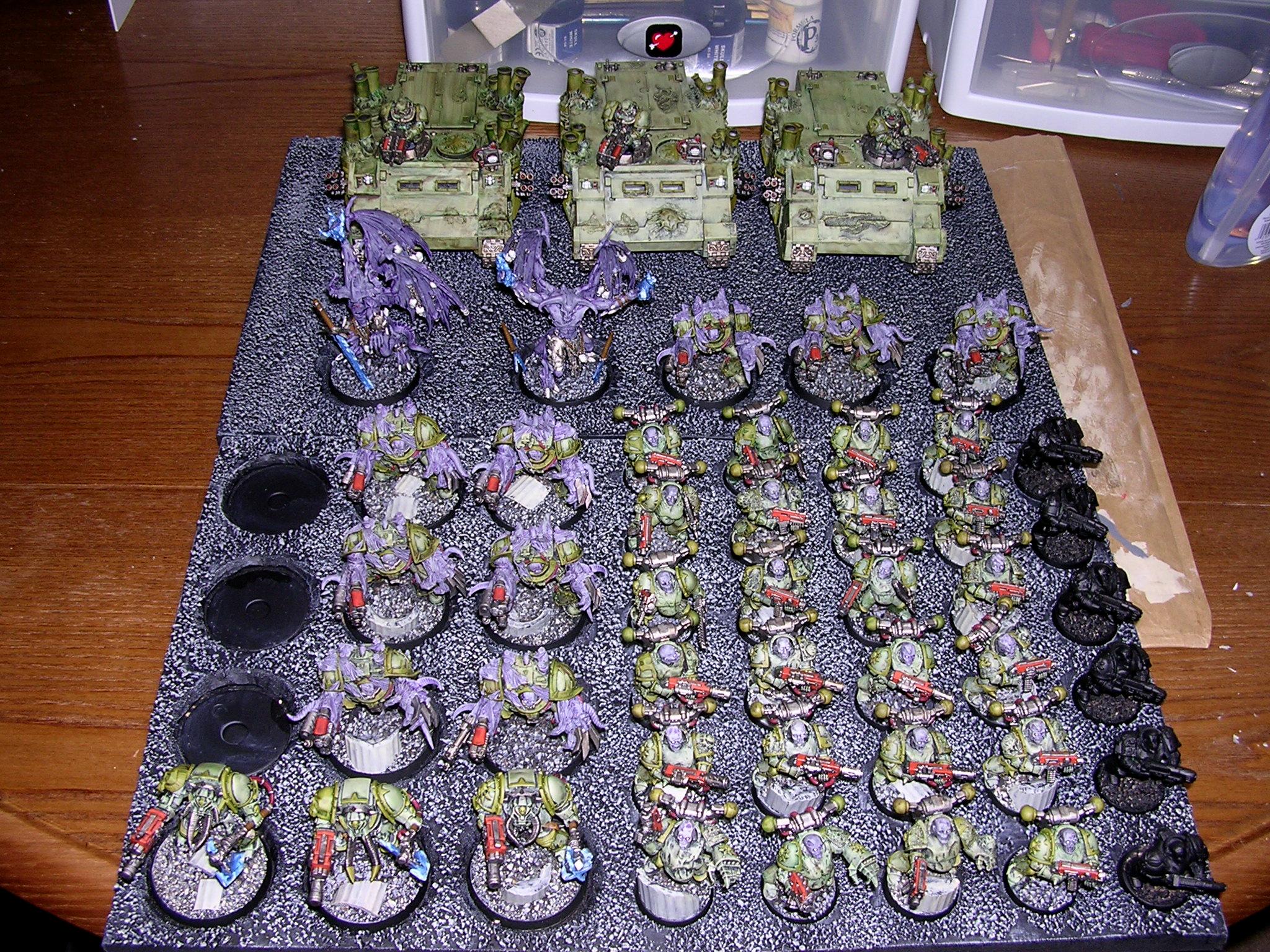 Chaos, Chaos Space Marines, Display Board, Space Marines