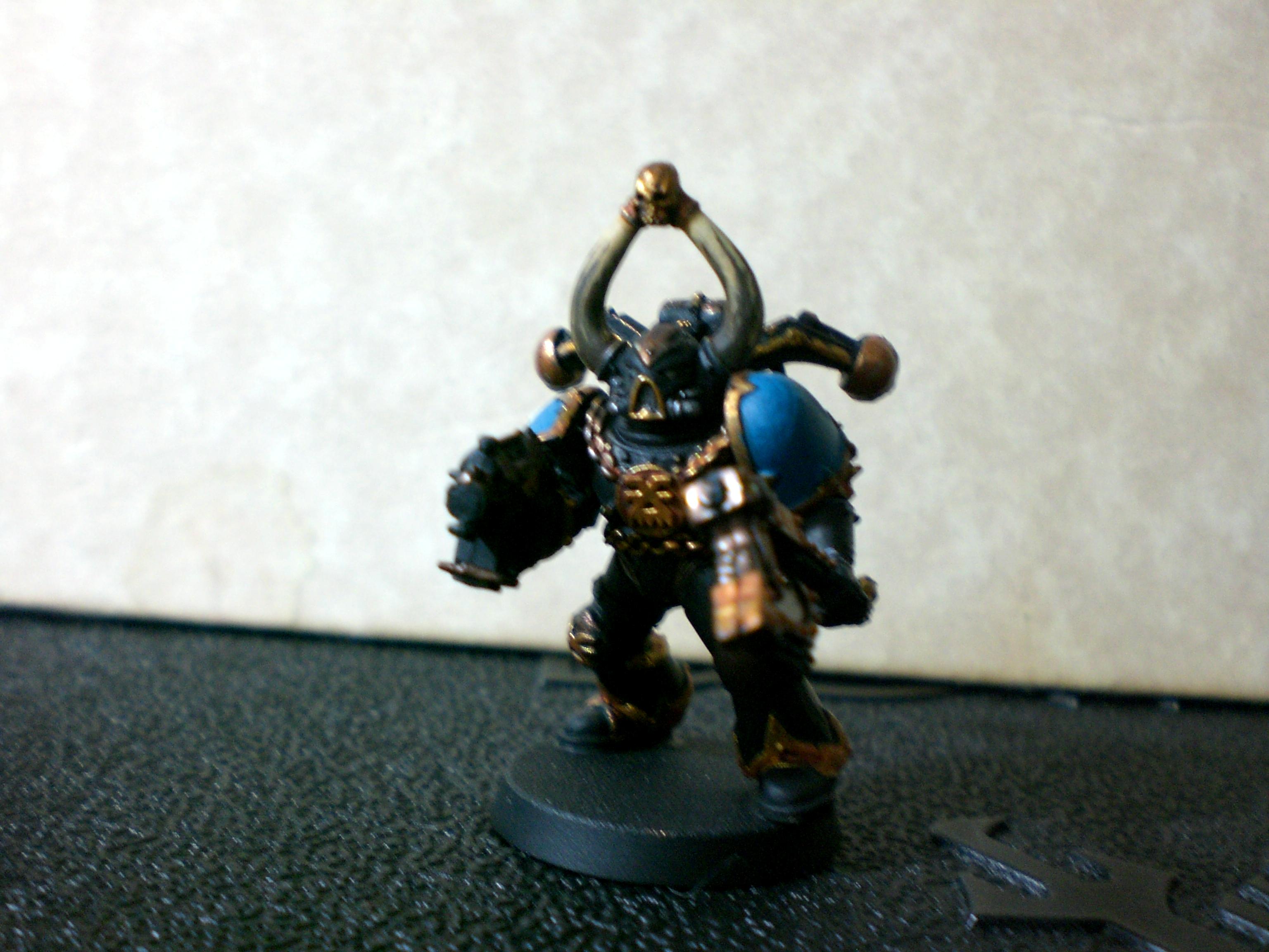 Blue, Chaos, Chaos Space Marines, Gold, Thousand Sons, Warhammer 40,000