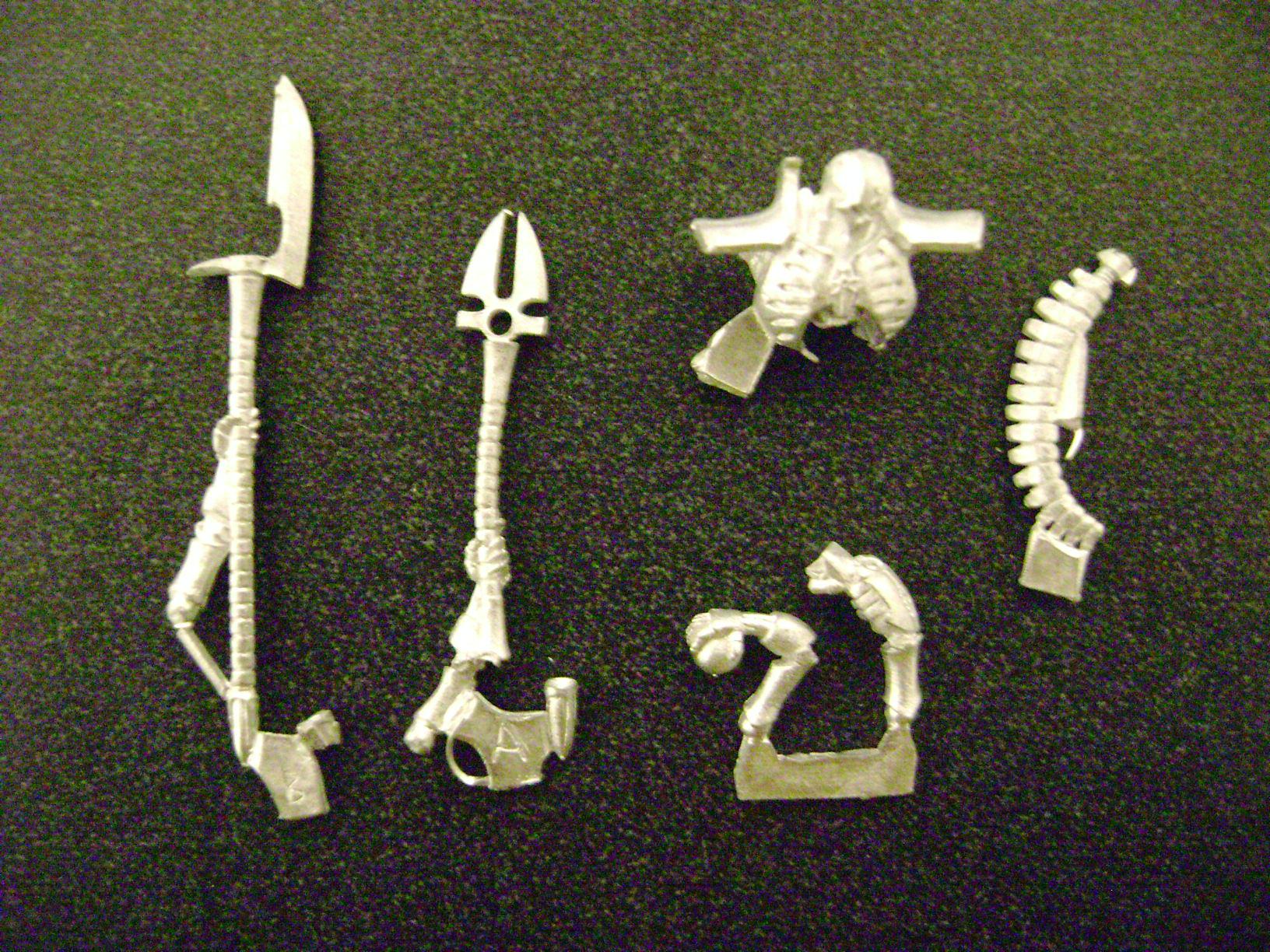 These are the metal bitz that come with the Necron Destroyer Lord box along with the plastic sprue from the Necron Destroyer box. Comes with two choices for weapons and two choices for the arm not wie