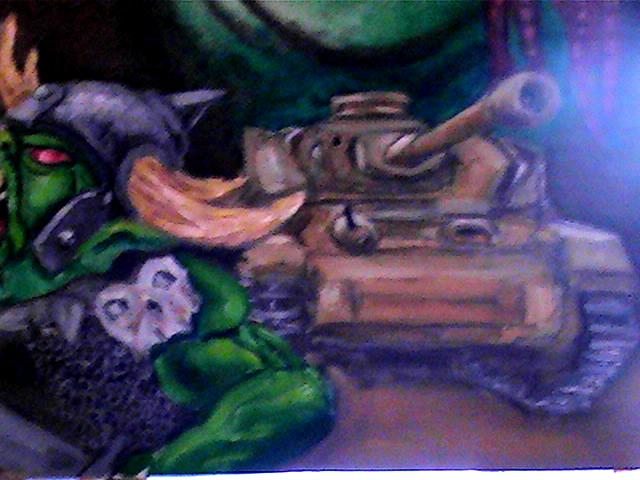 Artwork, close-up