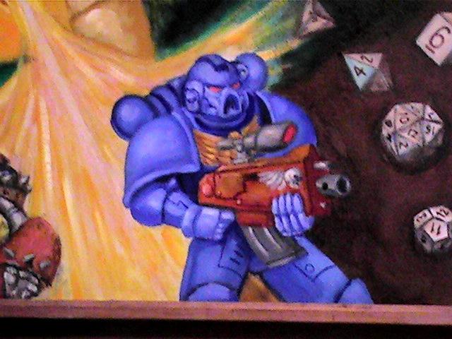Artwork, close-up