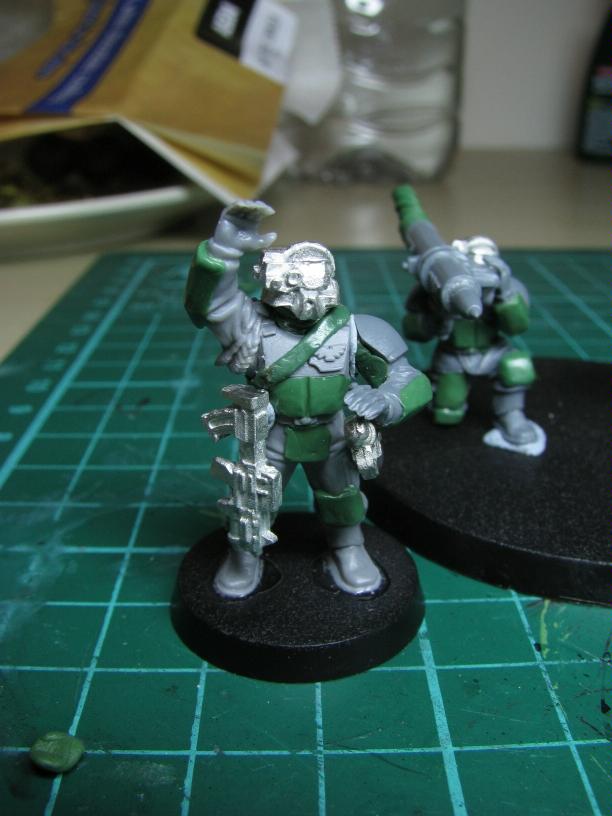Carapace, Greenstuff, Imperial Guard, Officer