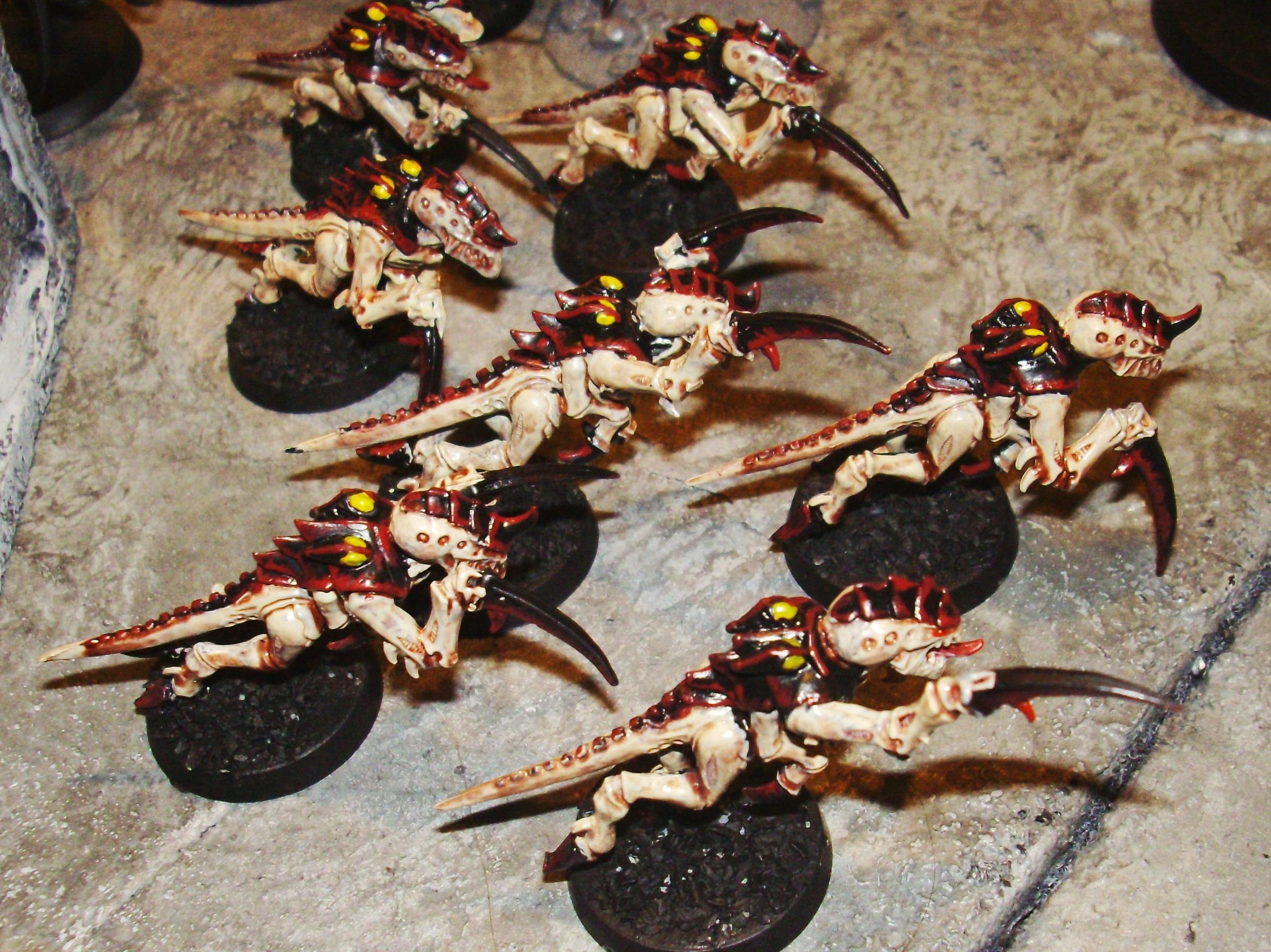 Tyranids, The only painted tyranid squad I have- Some hormagaunts