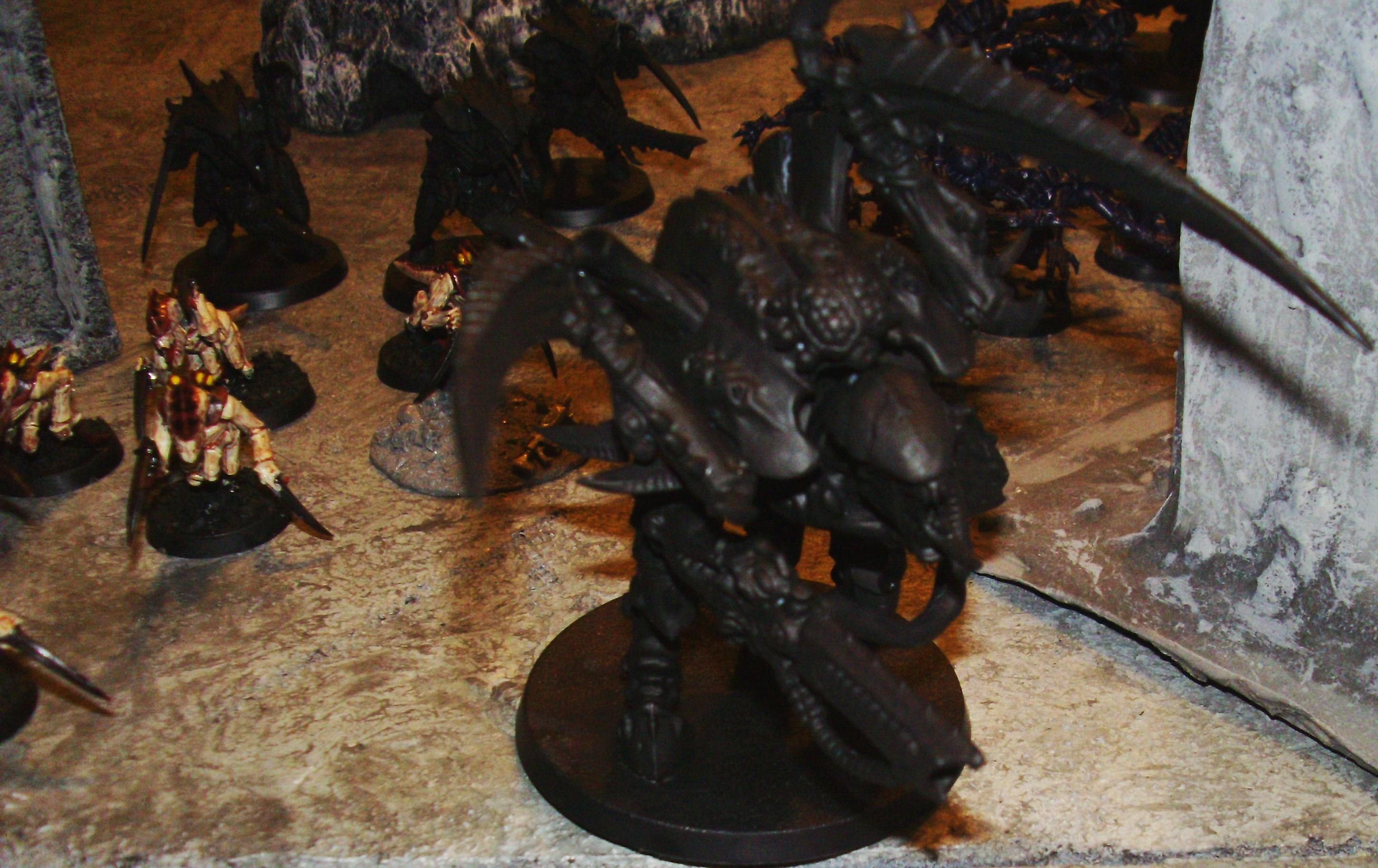 Carnifex 1 of 2 with genestealers behind