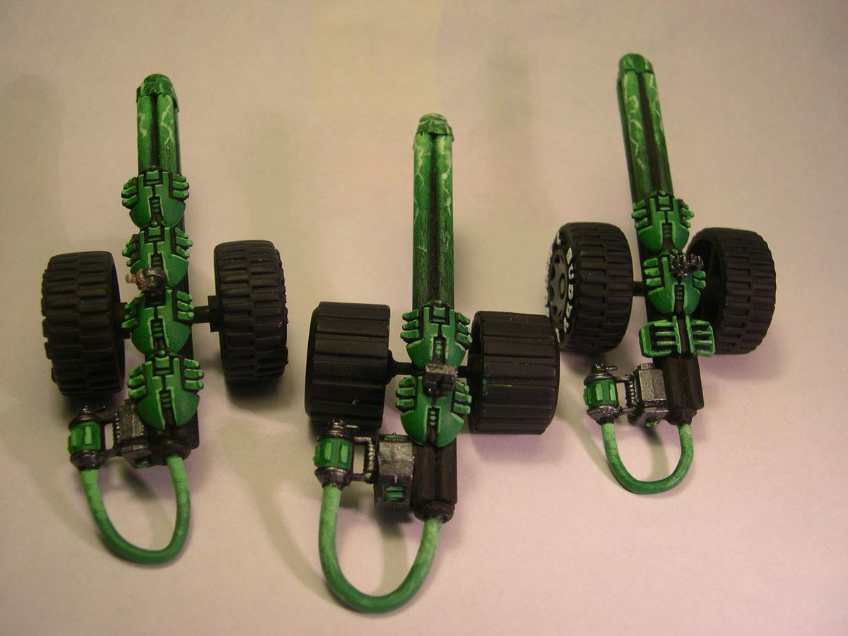 Necrons, Orks, Zzap Gun