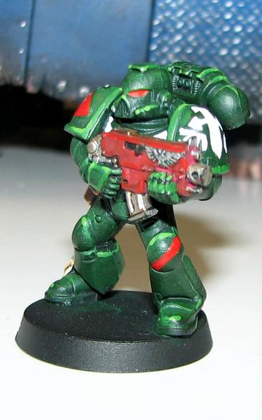 3rd Company, Dark Angels, Freehand, Painting, Space Marines, Watchdragon