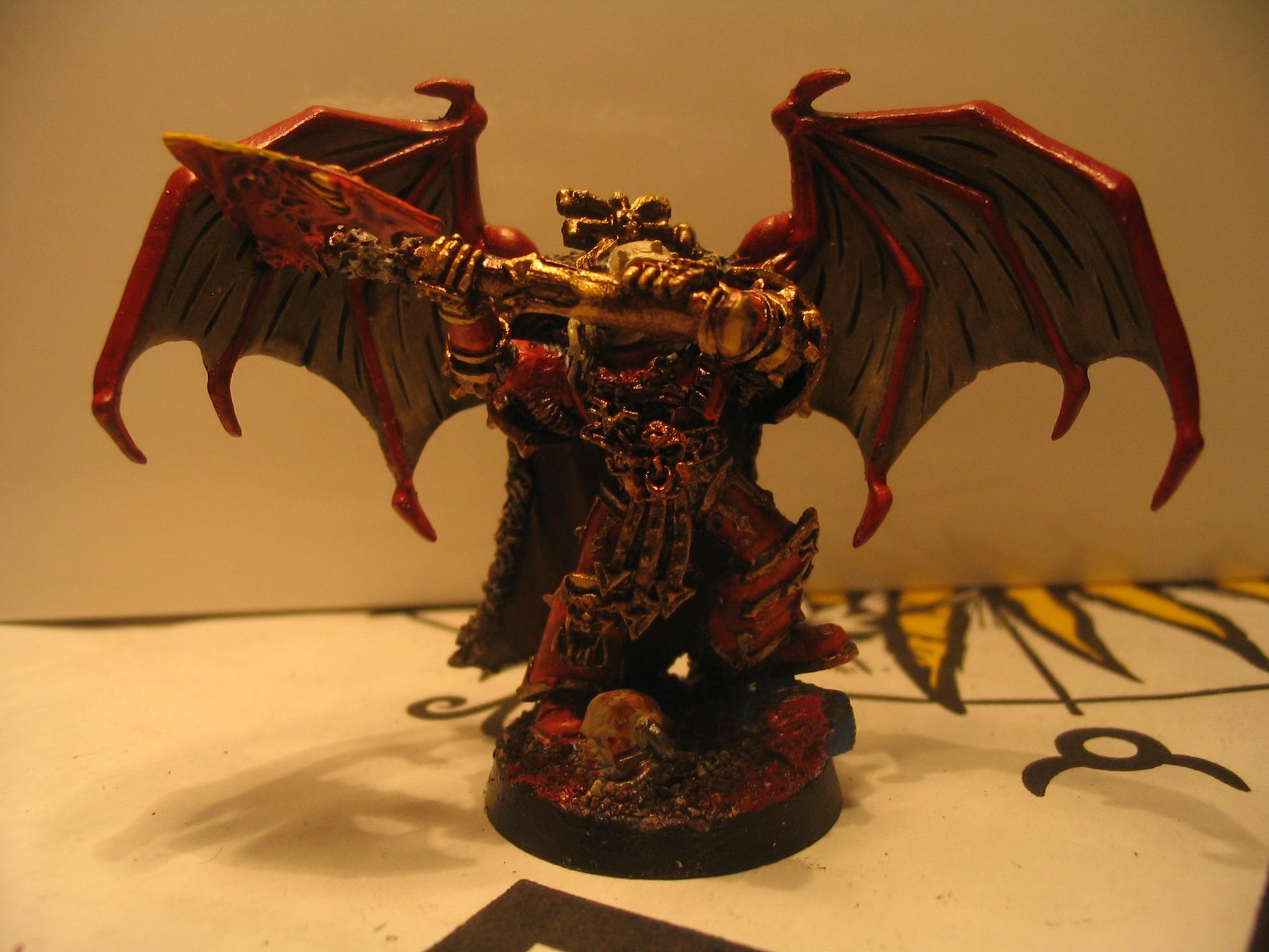 Chaos, Khorne, Lord, Warhammer 40,000, Winged