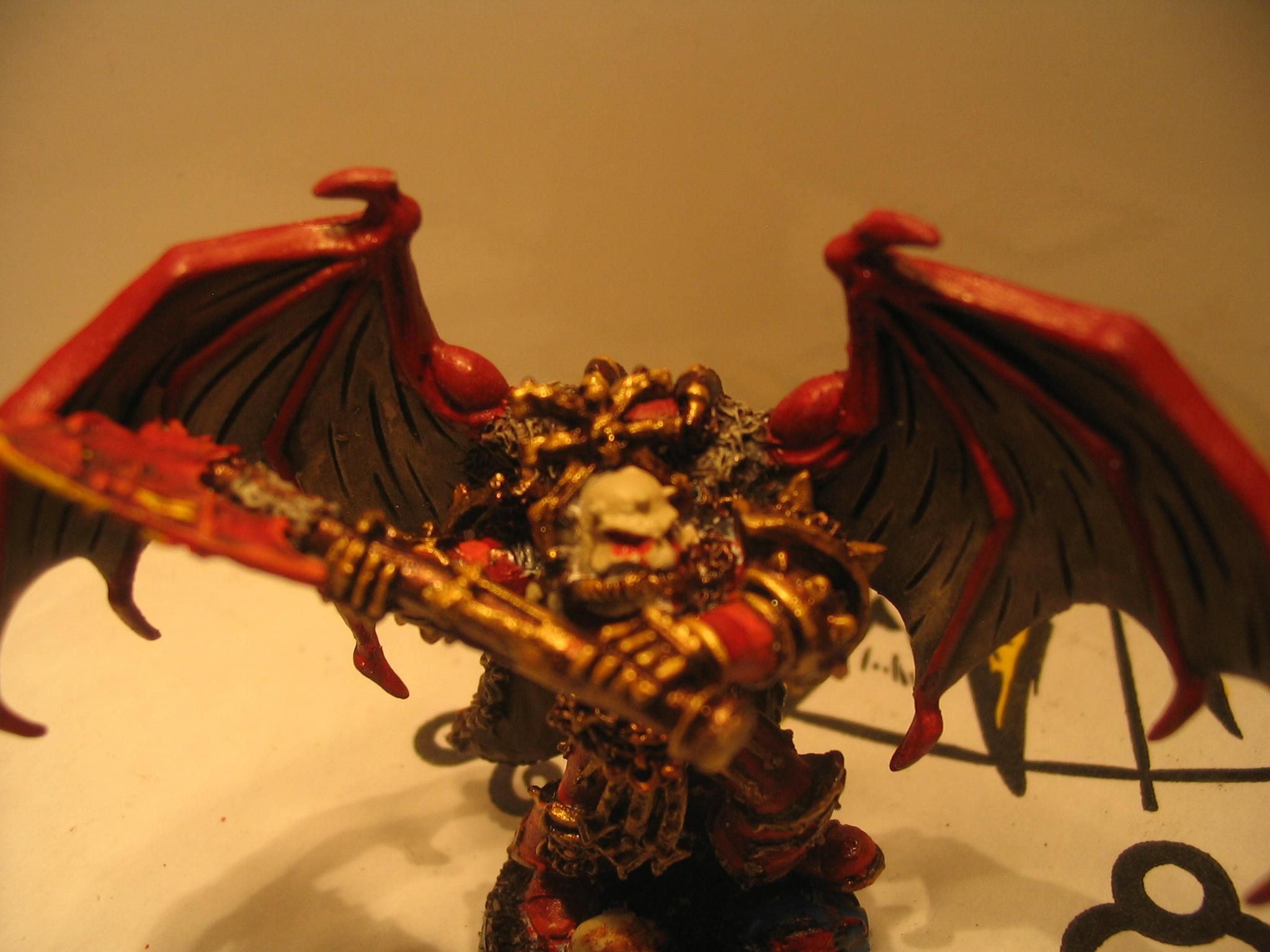 Winged Khorne lord top view