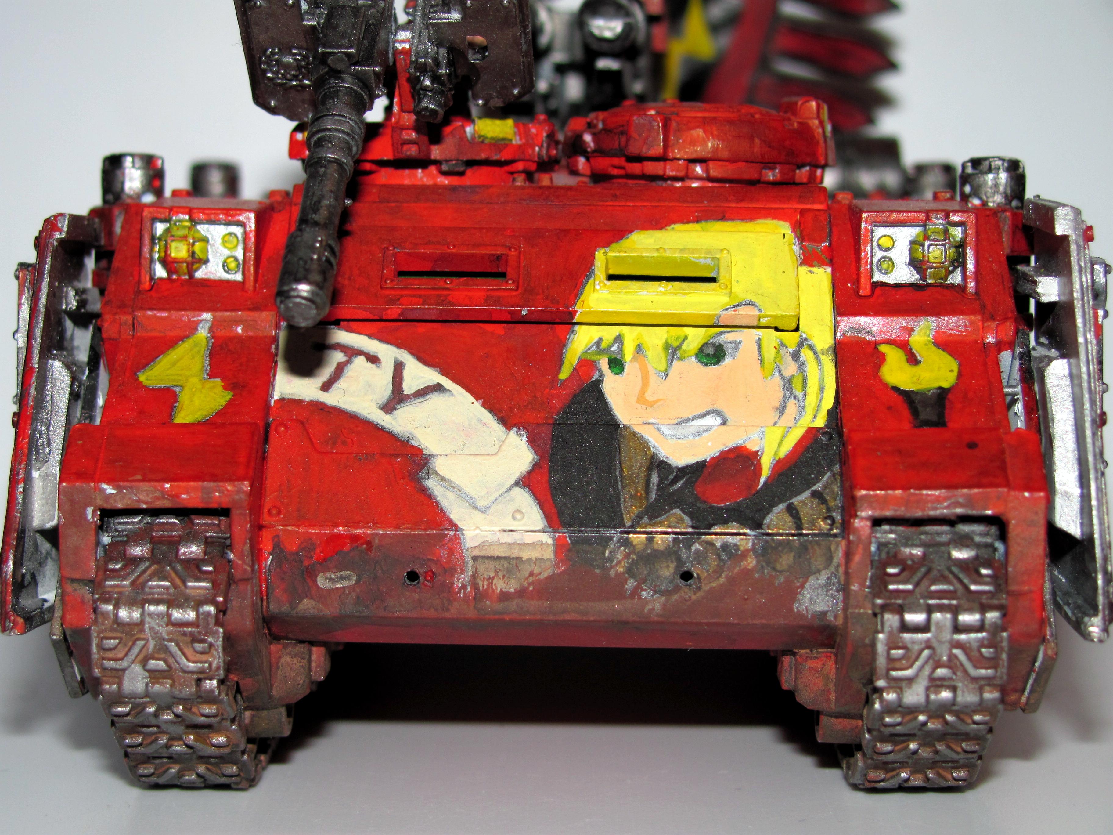 Anime Mural, Rhino, Space Marines