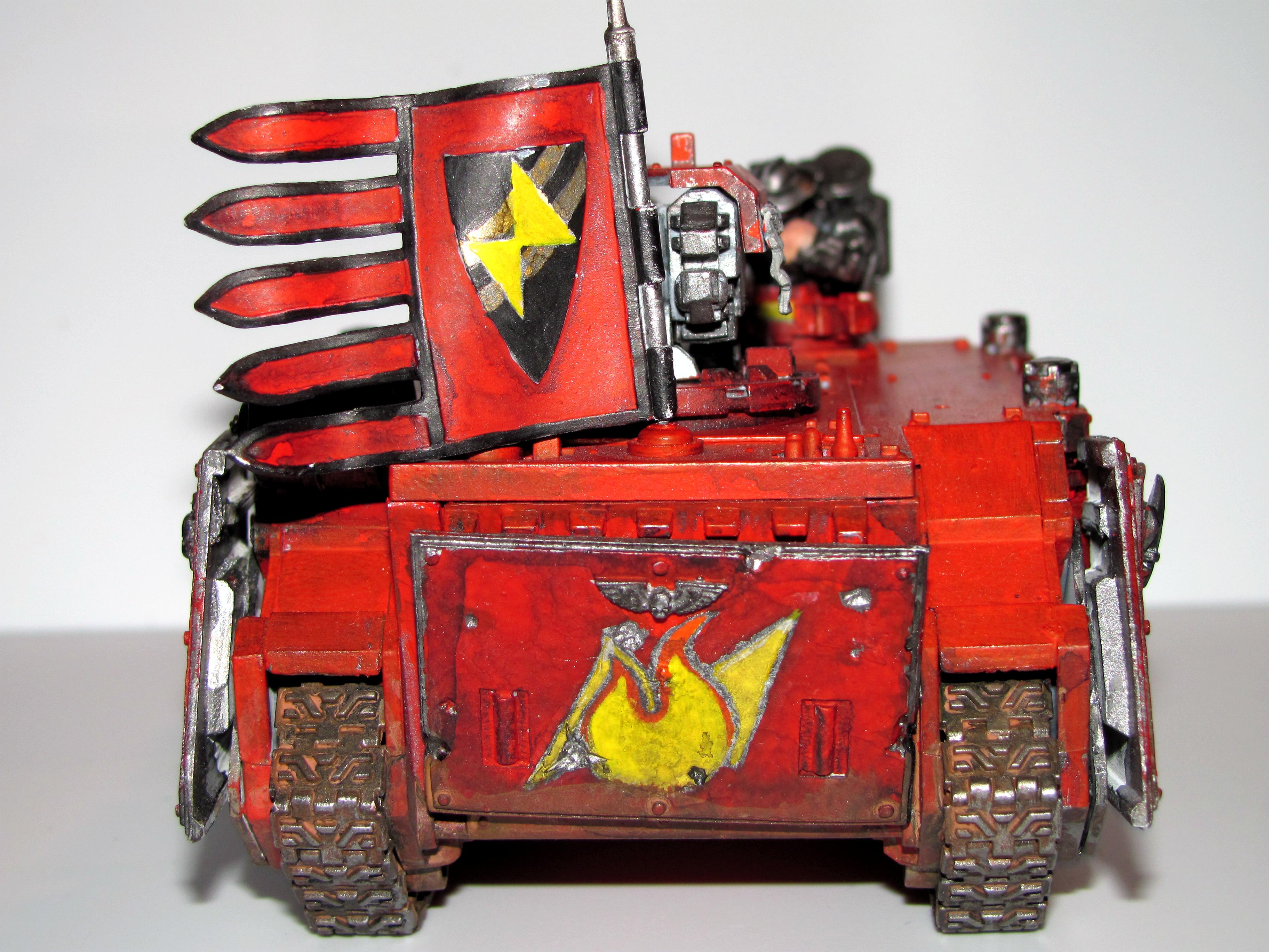 Banner, Freehand, Rhino, Space Marines