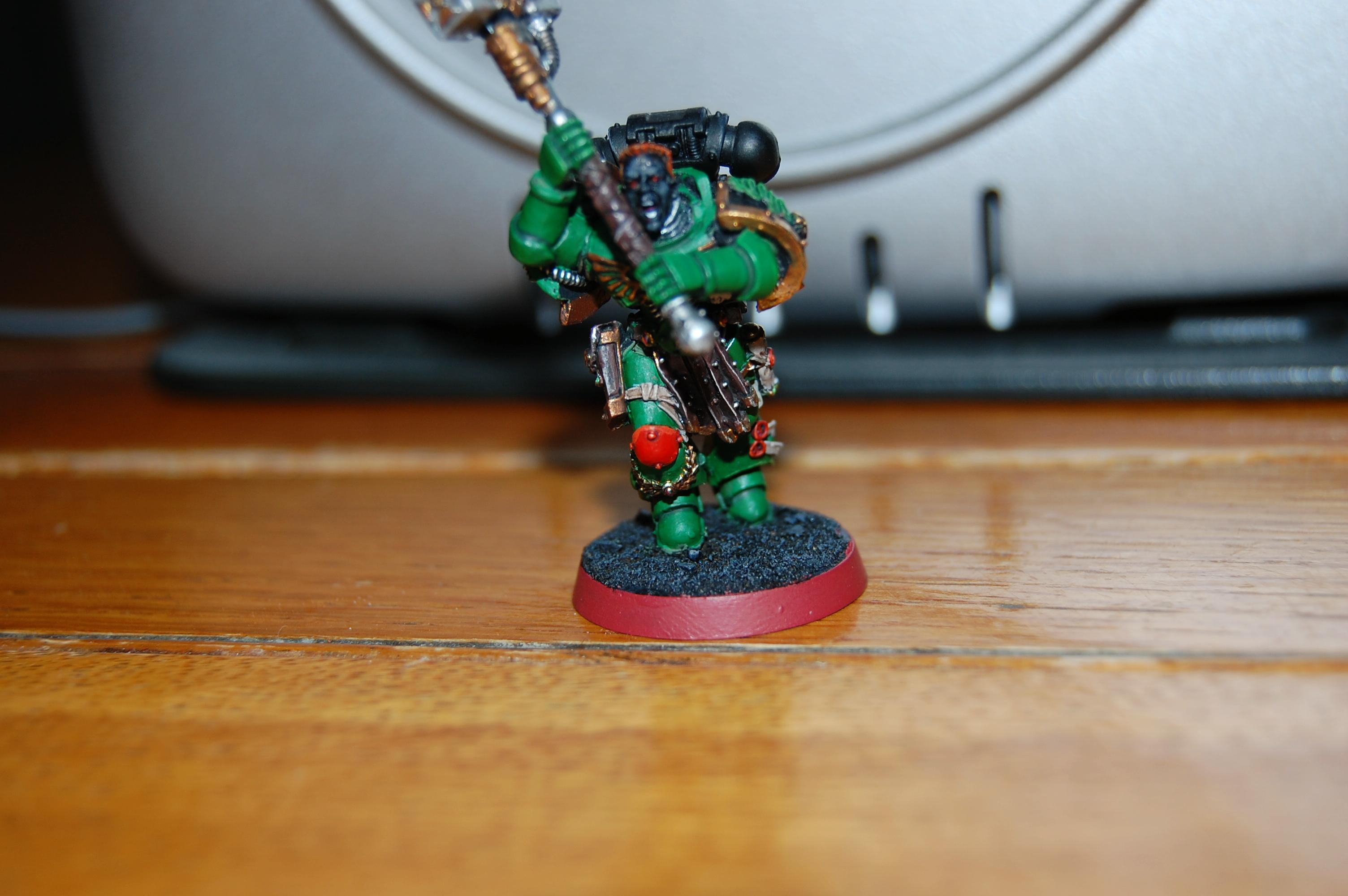 Captain, Hammer, Salamanders, Space, Space Marines, Thunder