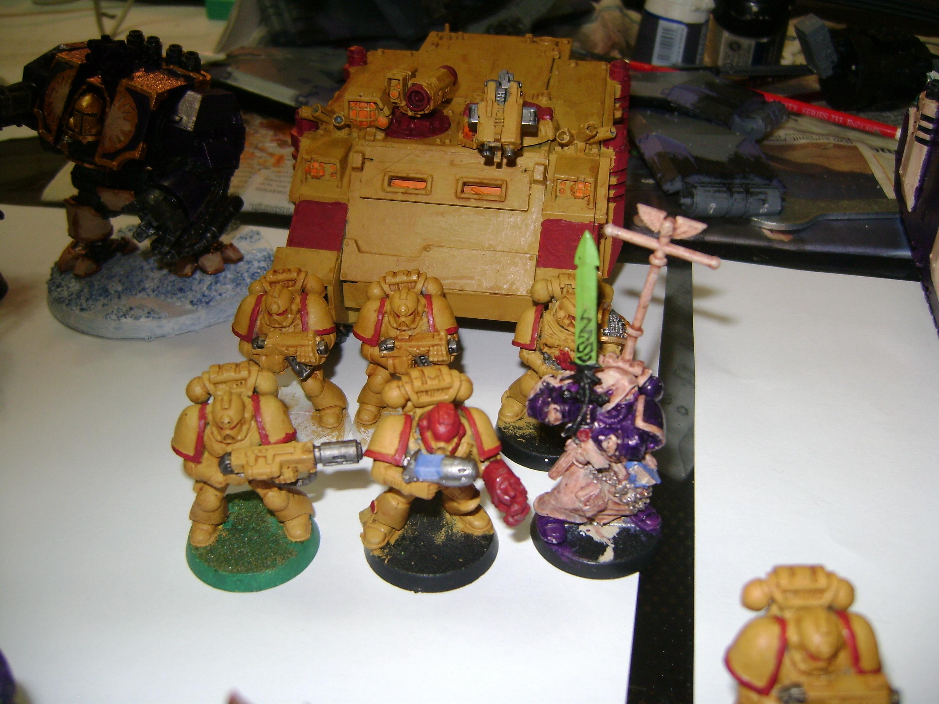 Librarian and Mobile combat squad