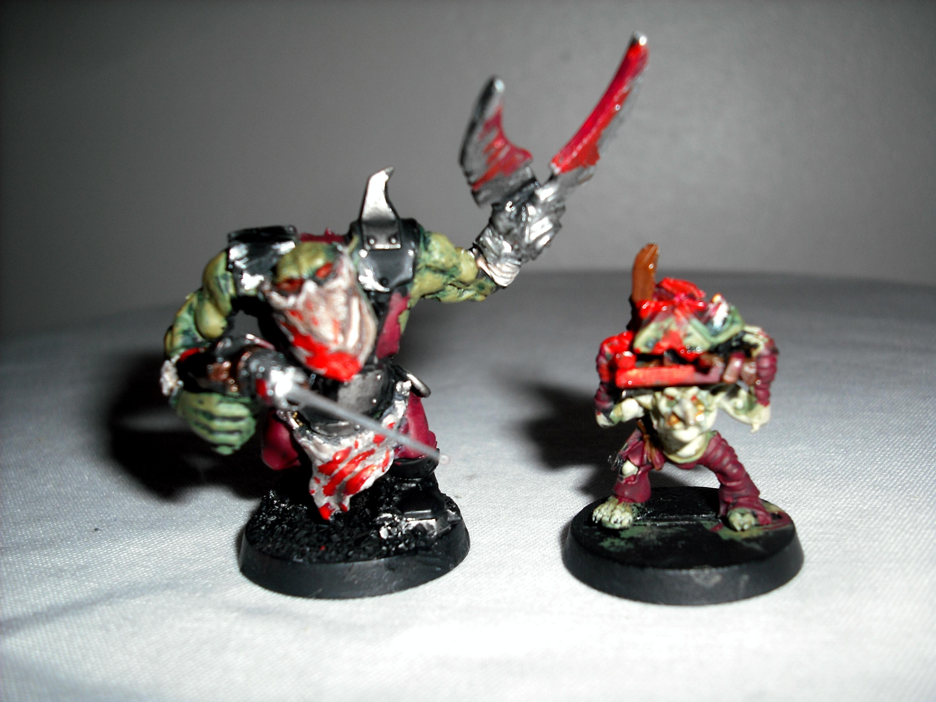 Cybork Converted Warboss, Dok, Mad Dok, Orks, Warboss