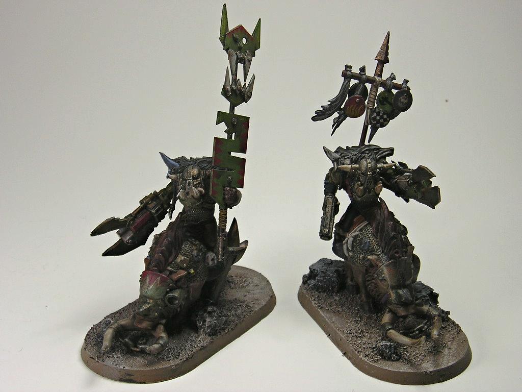Cyboar Nob Biker Waagh Banner and Bosspole