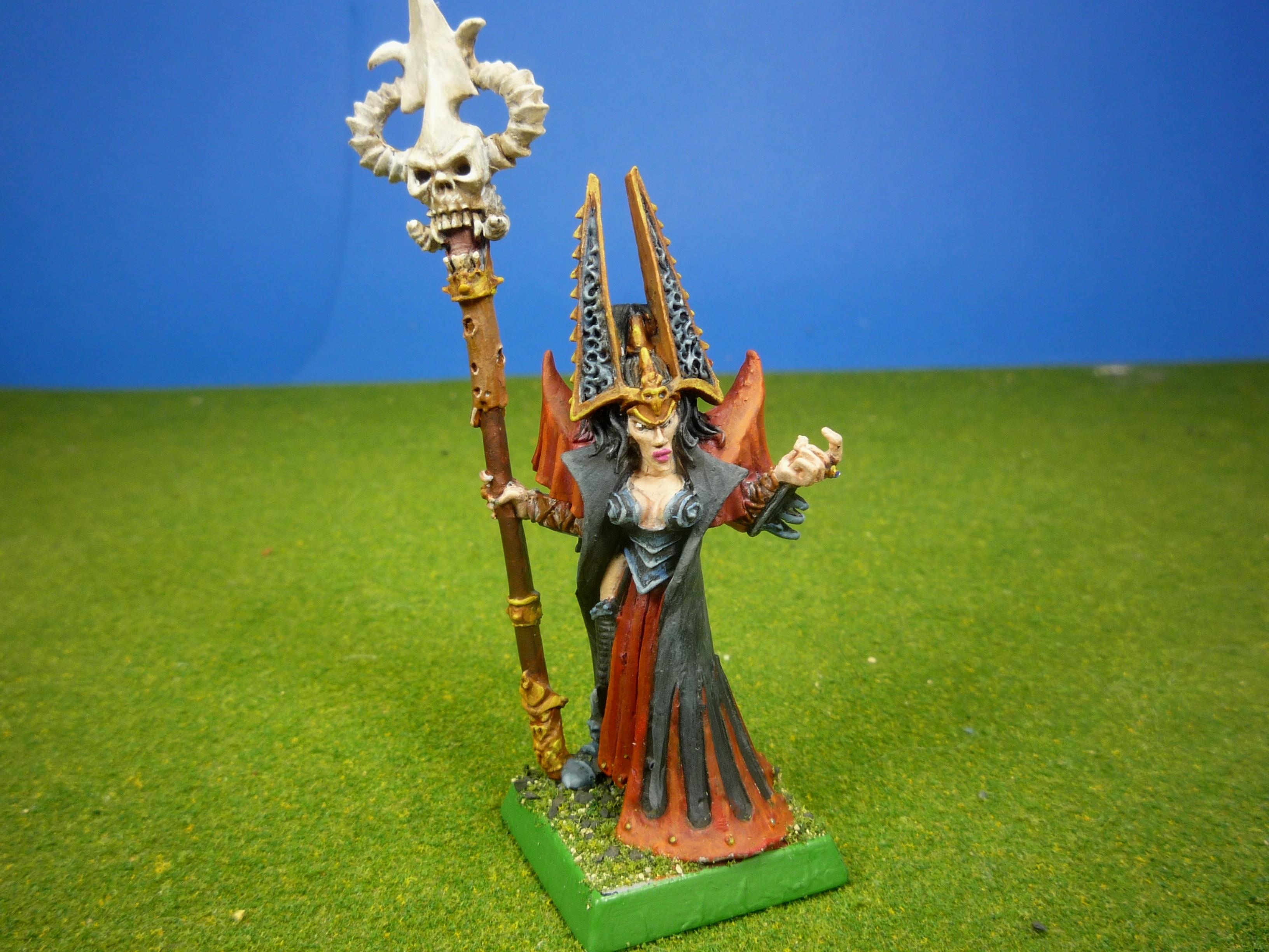 Dark, Elves, Sorceress, Warhammer Fantasy