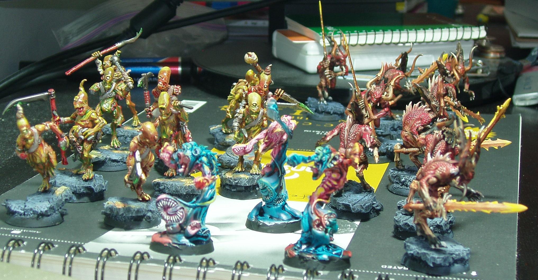 Chaos, Daemons, Nurgle, Tzeench, Tzeentch, Warhammer 40,000, Warhammer Fantasy