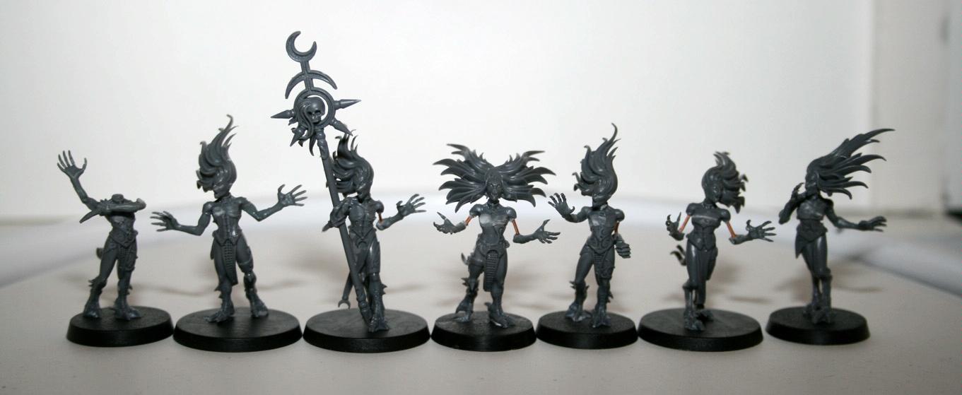 Daemonettes, Daemons, Horrors, Pink Horror, Slaanesh