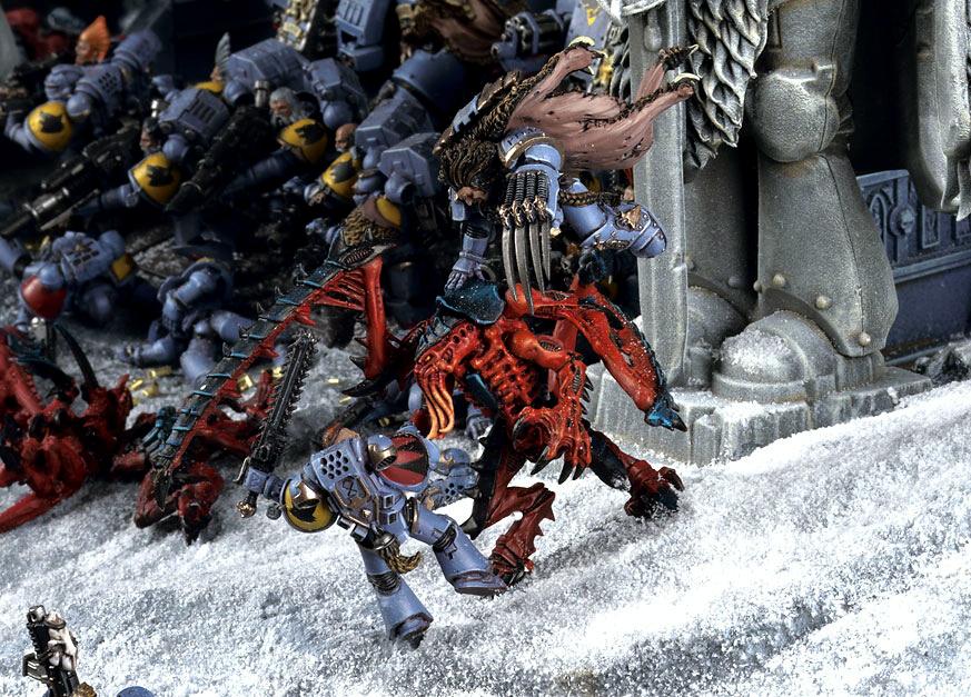 Diorama, Lictor, Space Wolves, Tyranids, Warhammer 40,000