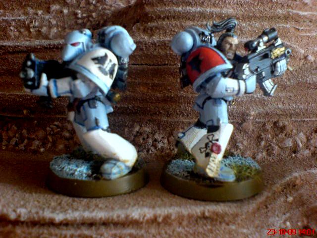 Ice, Ice Wolves, Power Armour, Reaper6, Space Marines, Wolves