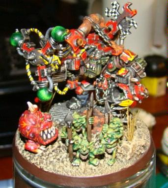 Big Mek, Orks, Shokk Attack Gun, Warhammer 40,000