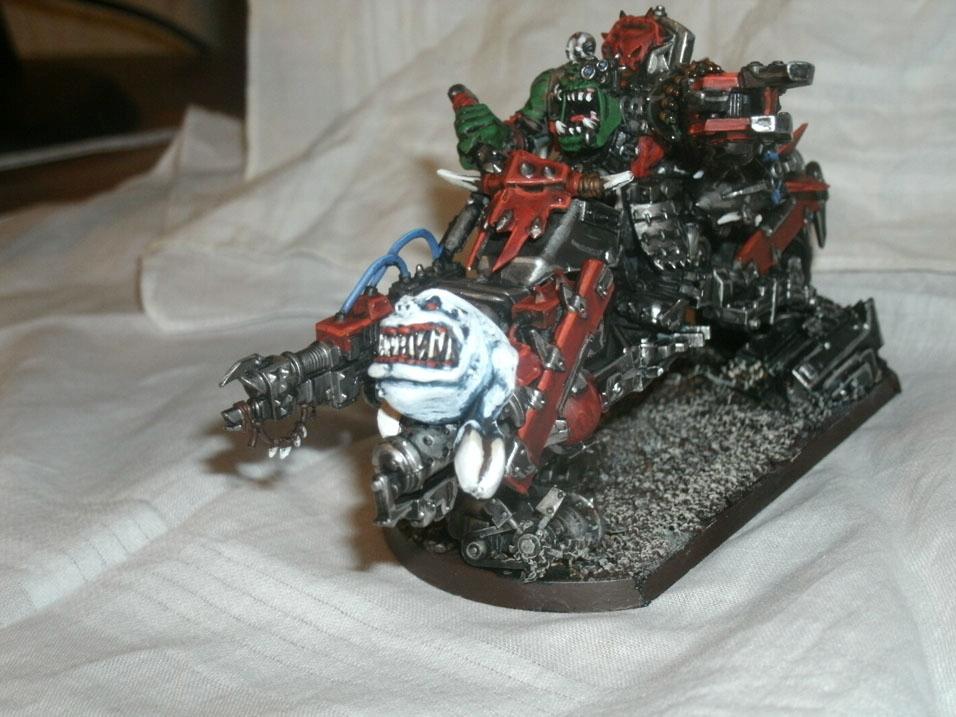 Converted Ork Warboss On Bike