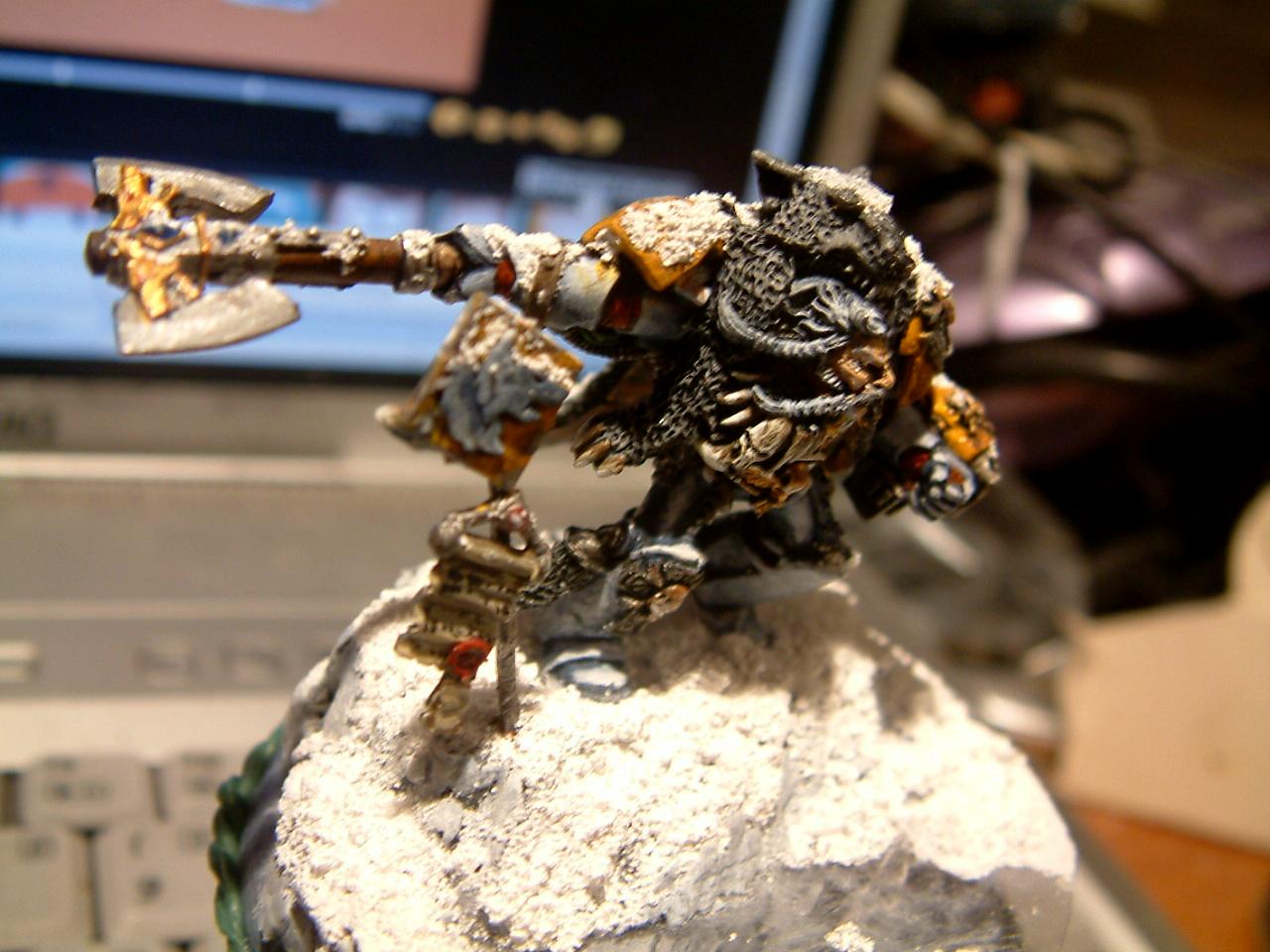 Diorama, Grimnar, Logan, Snow, Space, Space Marines, Wolves