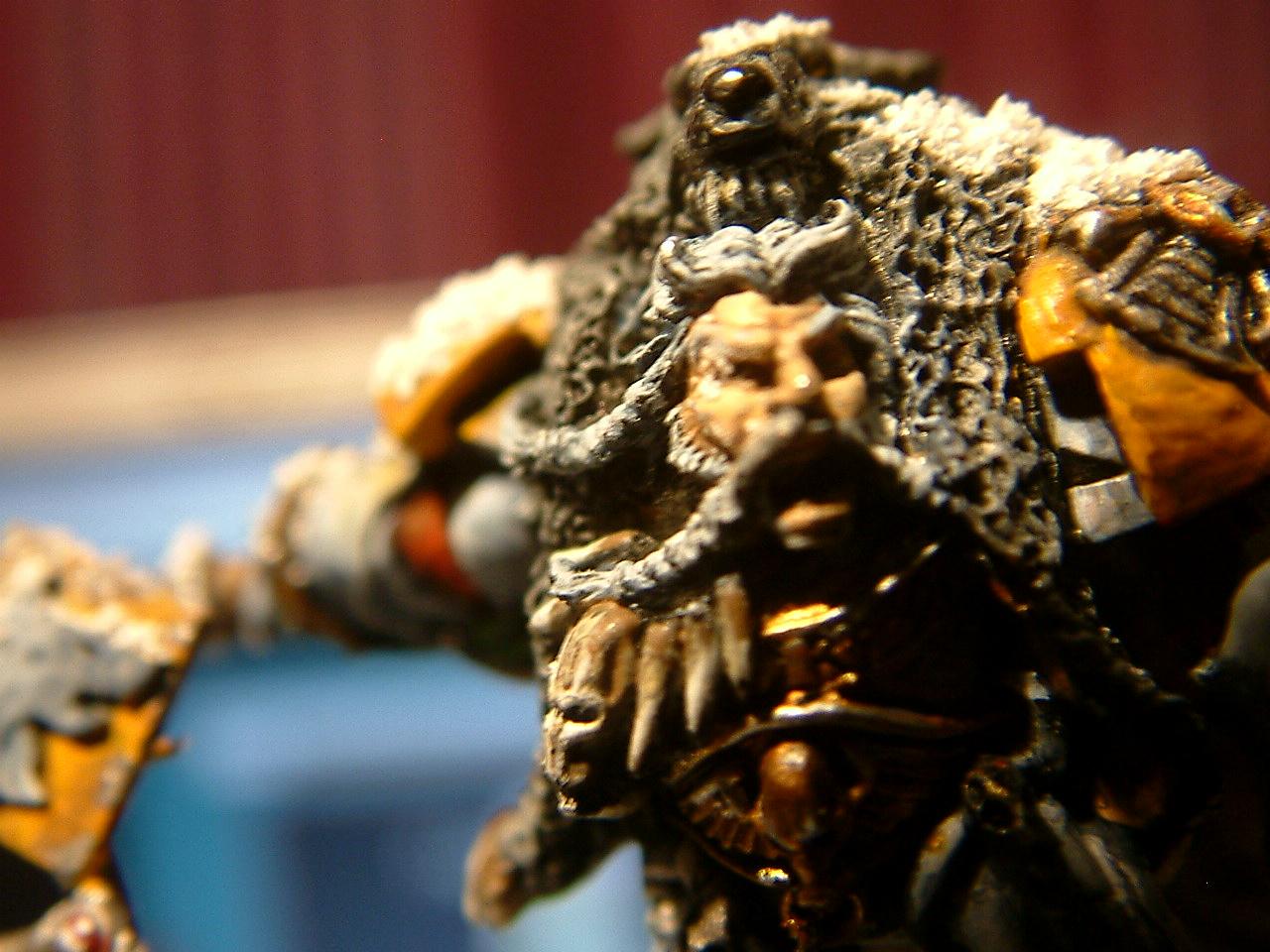 Diorama, Grimnar, Logan, Snow, Space, Space Marines, Wolves