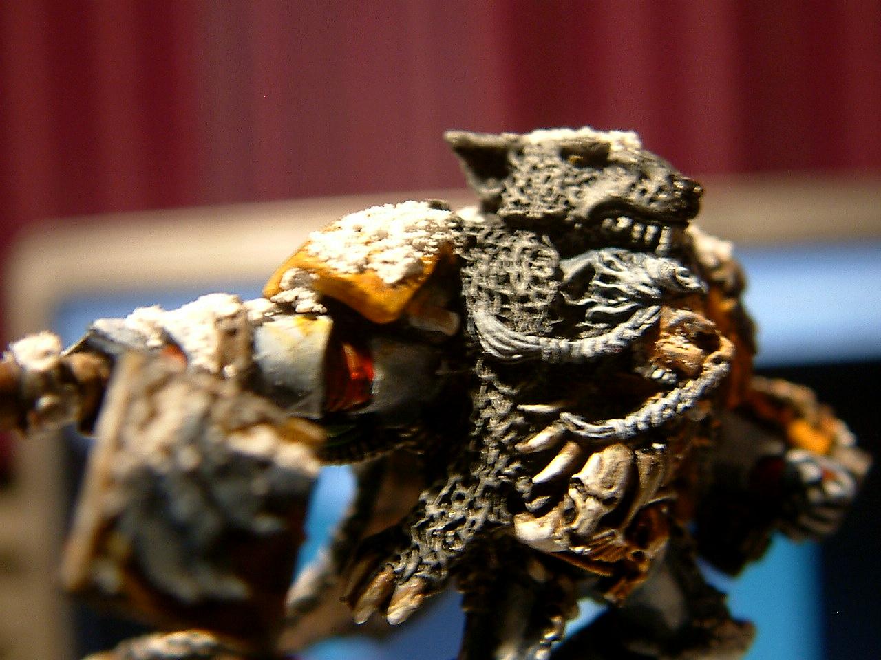 Diorama, Grimnar, Logan, Snow, Space, Space Marines, Wolves