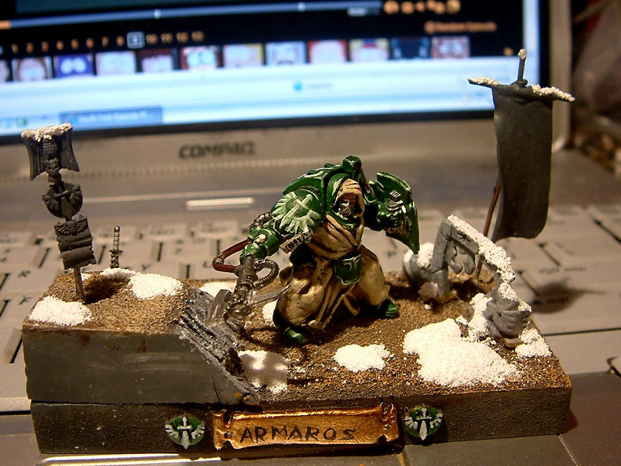 Armaros, Conversion, Dark Angels, Deathwing, Space Marines, Terminator Armor