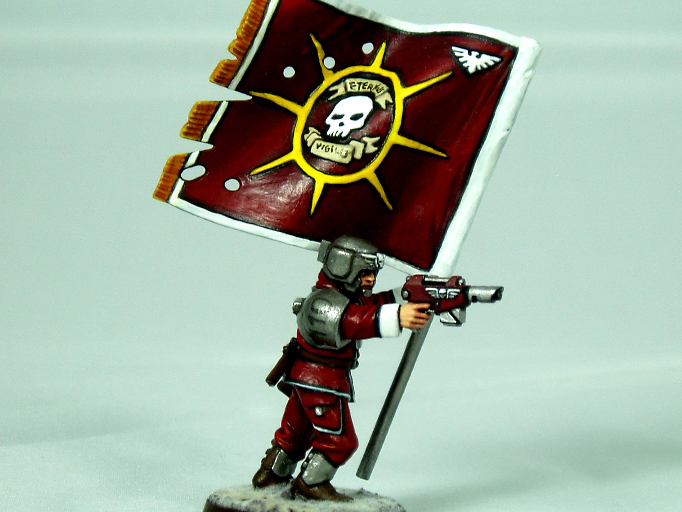 Cadians, Imperial Guard, Standard, Warhammer 40,000