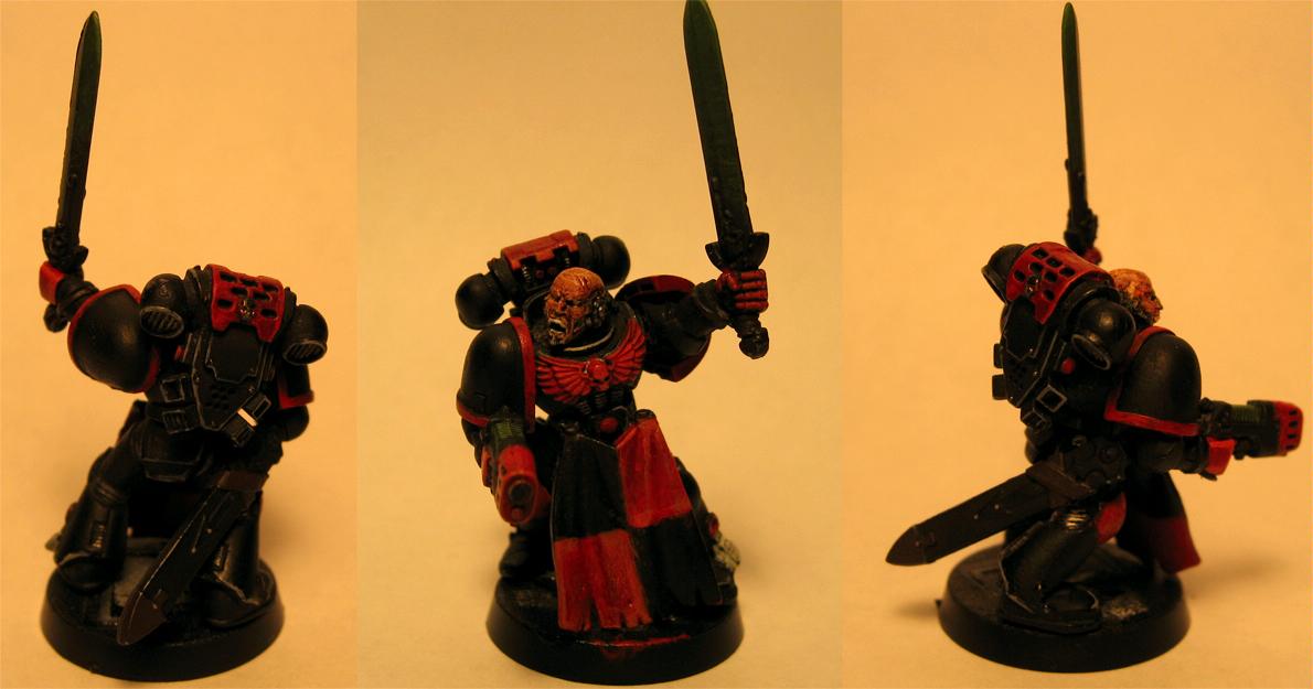 Black Templars, Bloody Fists, Crimson Fists, Space Marines, Warhammer 40,000, Work In Progress