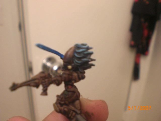 Eldar, howling banshee hair