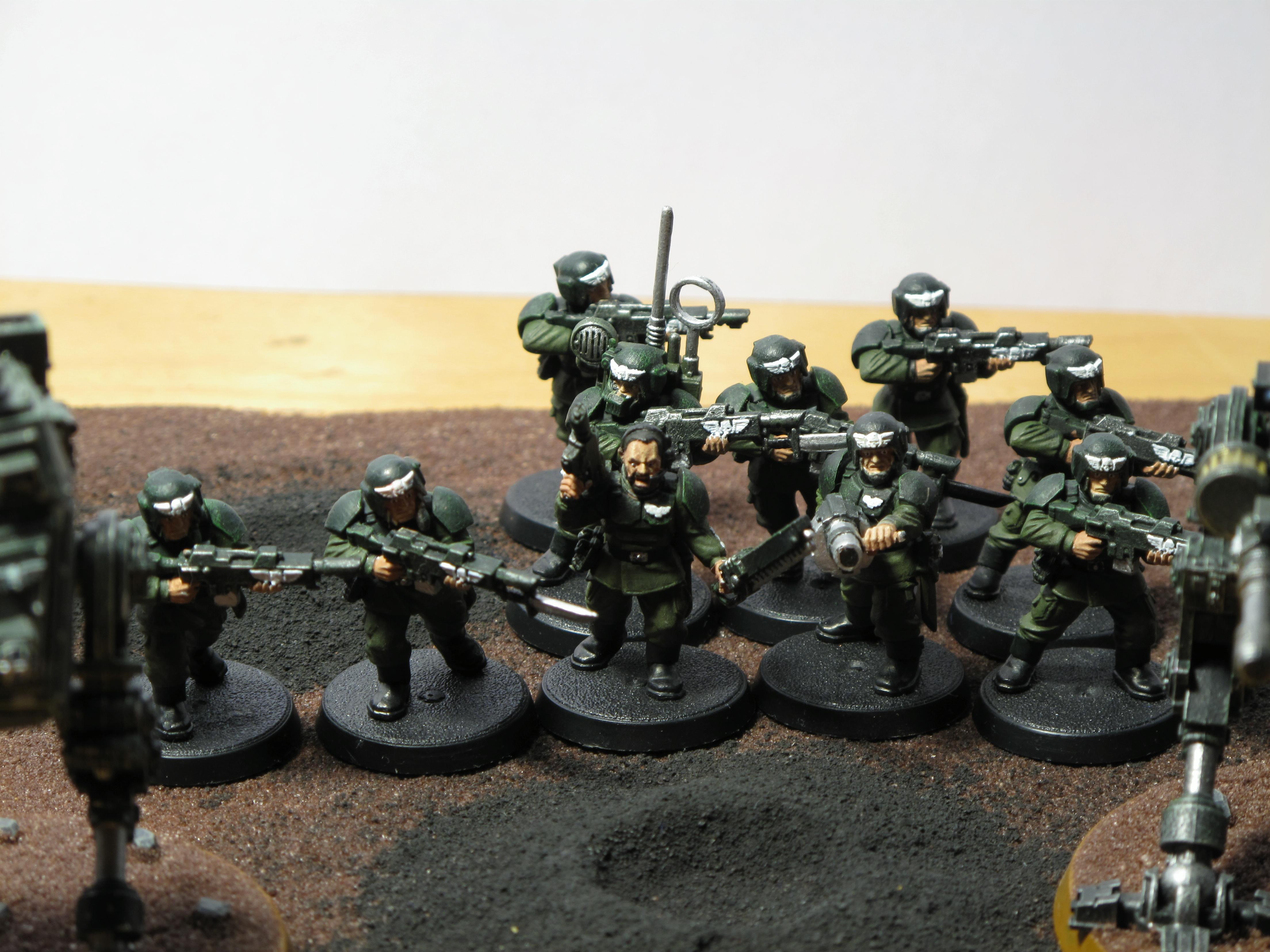 Cadians, Imperial Guard, Sentinel, Valkyrie