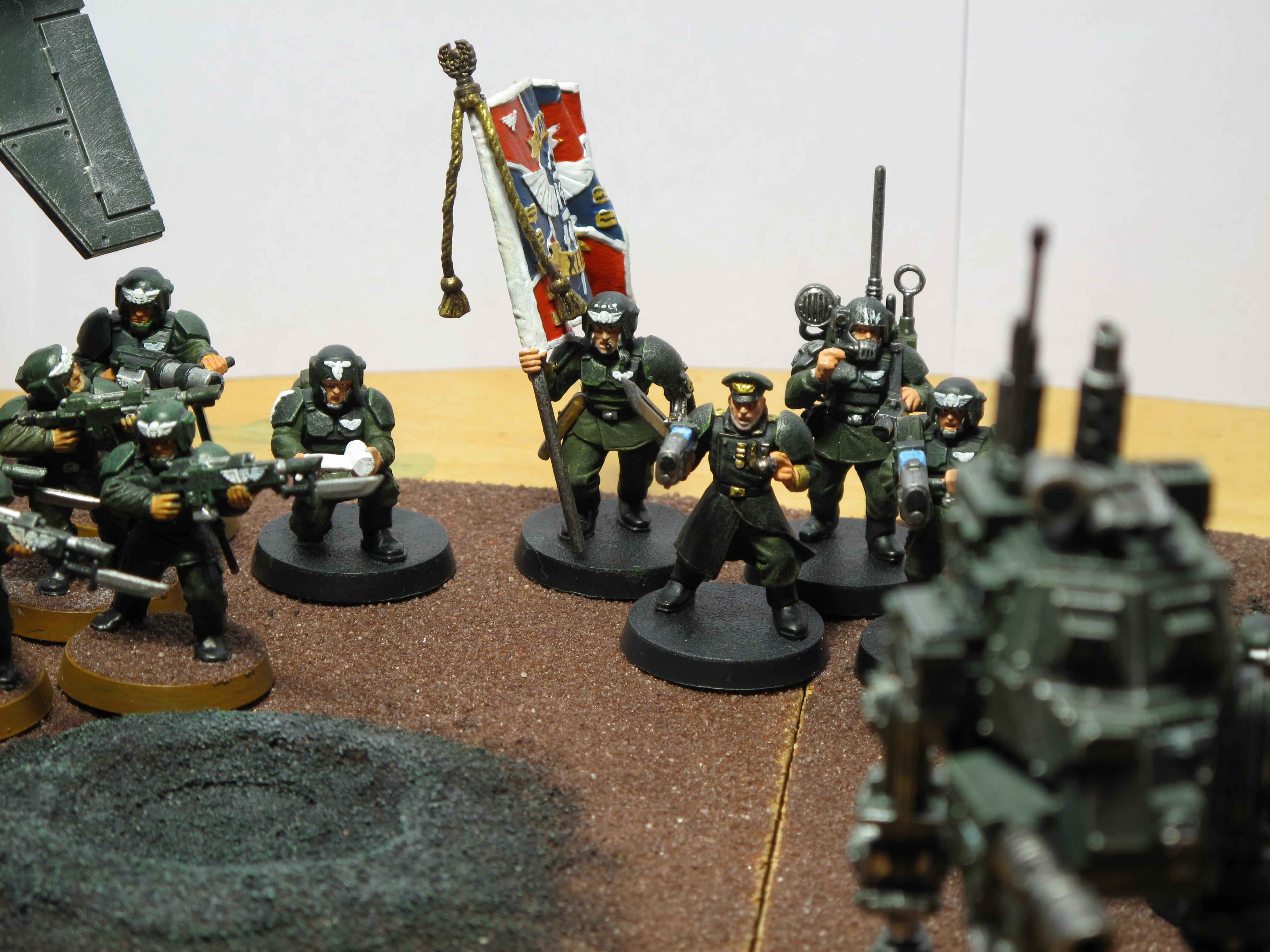 Cadians, Imperial Guard, Sentinel, Valkyrie