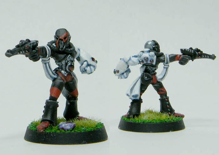 Black, Eldar, Harlequins, Old, Power Fist, Red, Warhammer 40,000, White