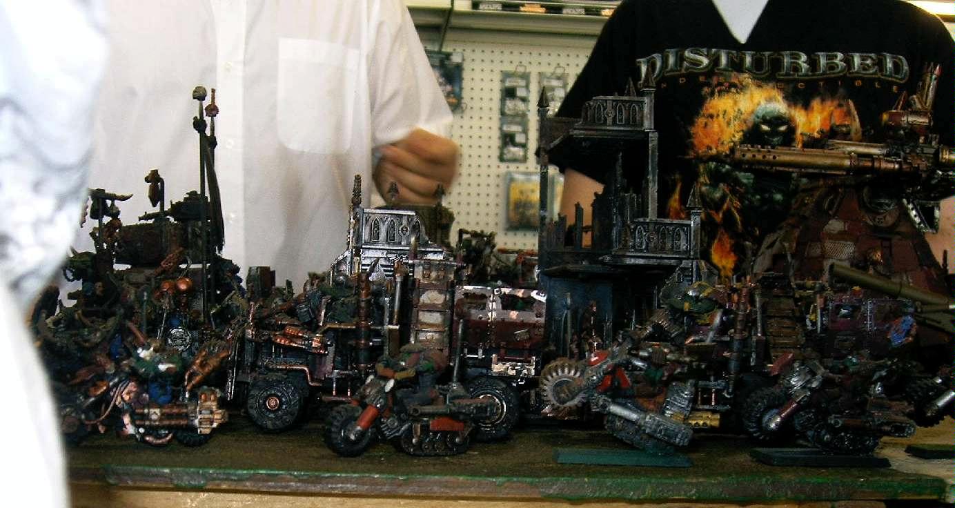 Apacolypse, Chris, Imperial Guard, Marco, Orcs, Sci-fi City, Zack