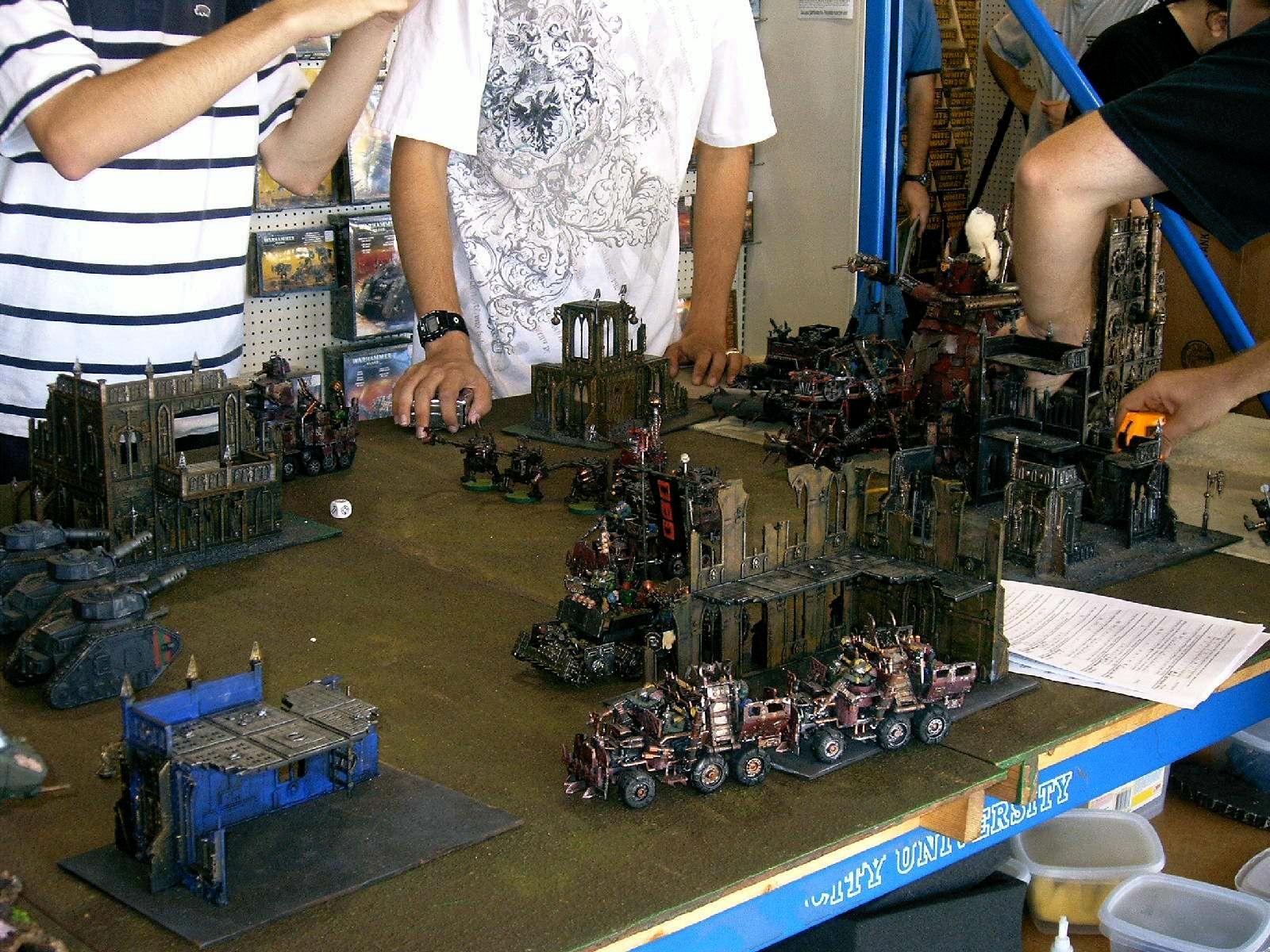 Apacolypse, Chris, Imperial Guard, Marco, Orcs, Sci-fi City, Zack