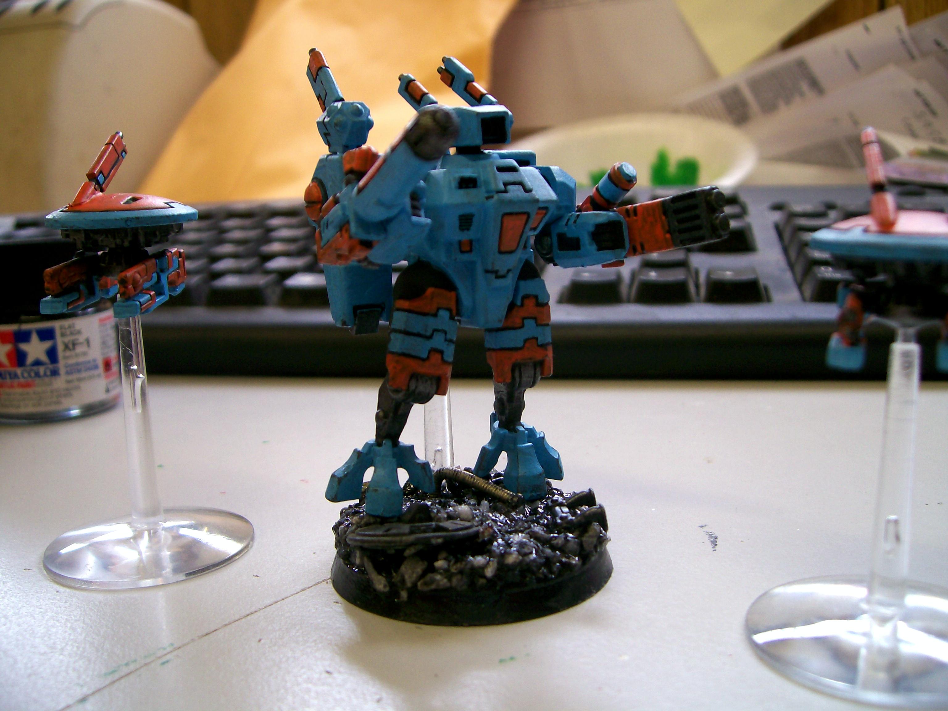 Crisis Battlesuit, Drones, Tau, Work In Progress, XV8
