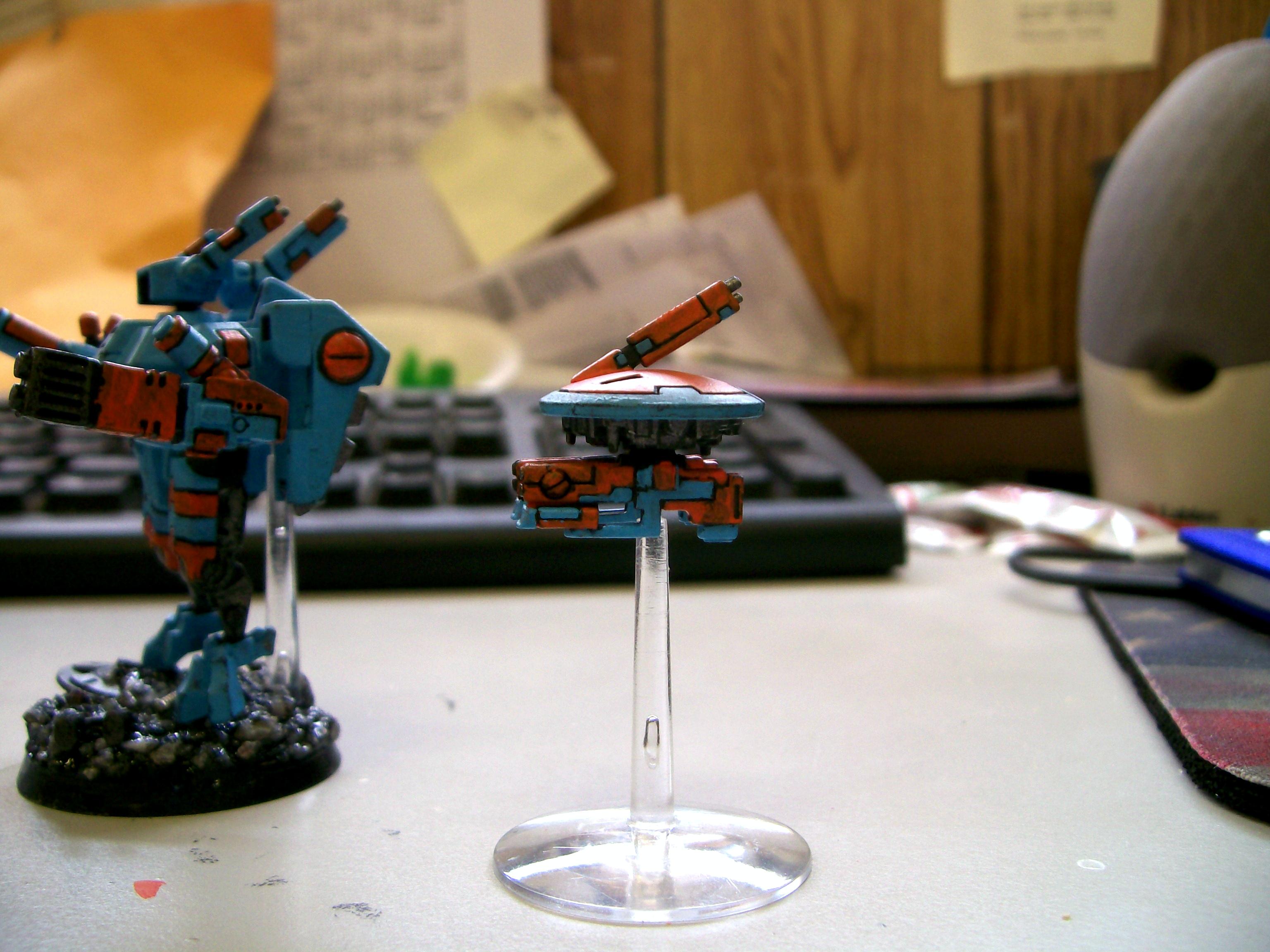 Drones, Tau, Warhammer 40,000, Work In Progress