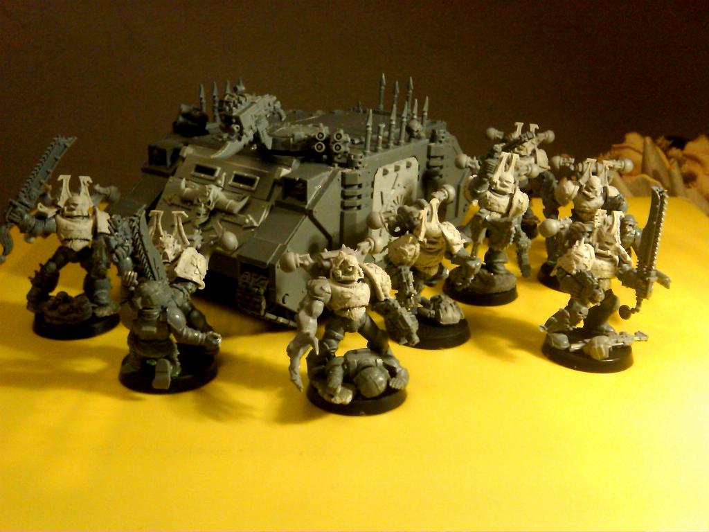 Khorne Berzerker Squad 1 WIP1A