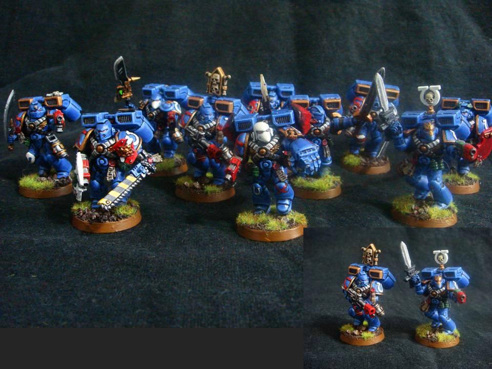 Assault Marines, Jumppacks, Space Marines, Ultramarines - Assault Squad ...