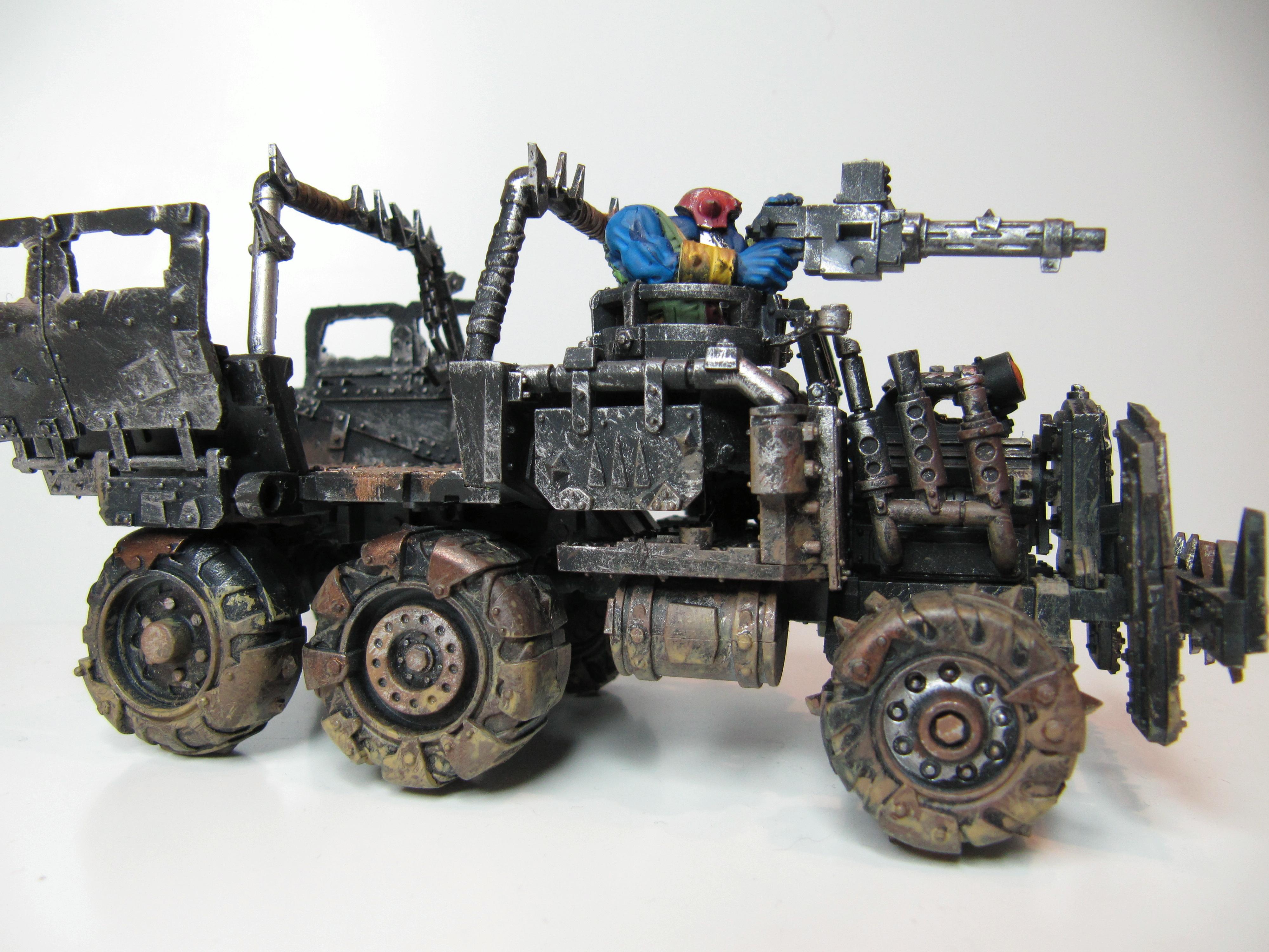 Drybrushing, Orks, Trukk