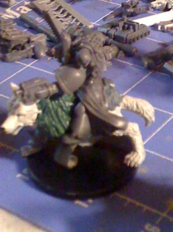 Fast Attack, Side View Cavalry, Spacemarine, Winter Wolf, Wolf