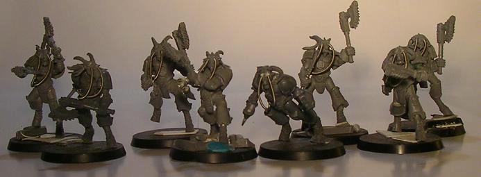 chainaxe wielding mutants (count as genestealers)