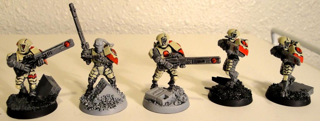 Fire Warriors, Sept, Tau, Urban, Vior'la, Warhammer 40,000, Work In Progress